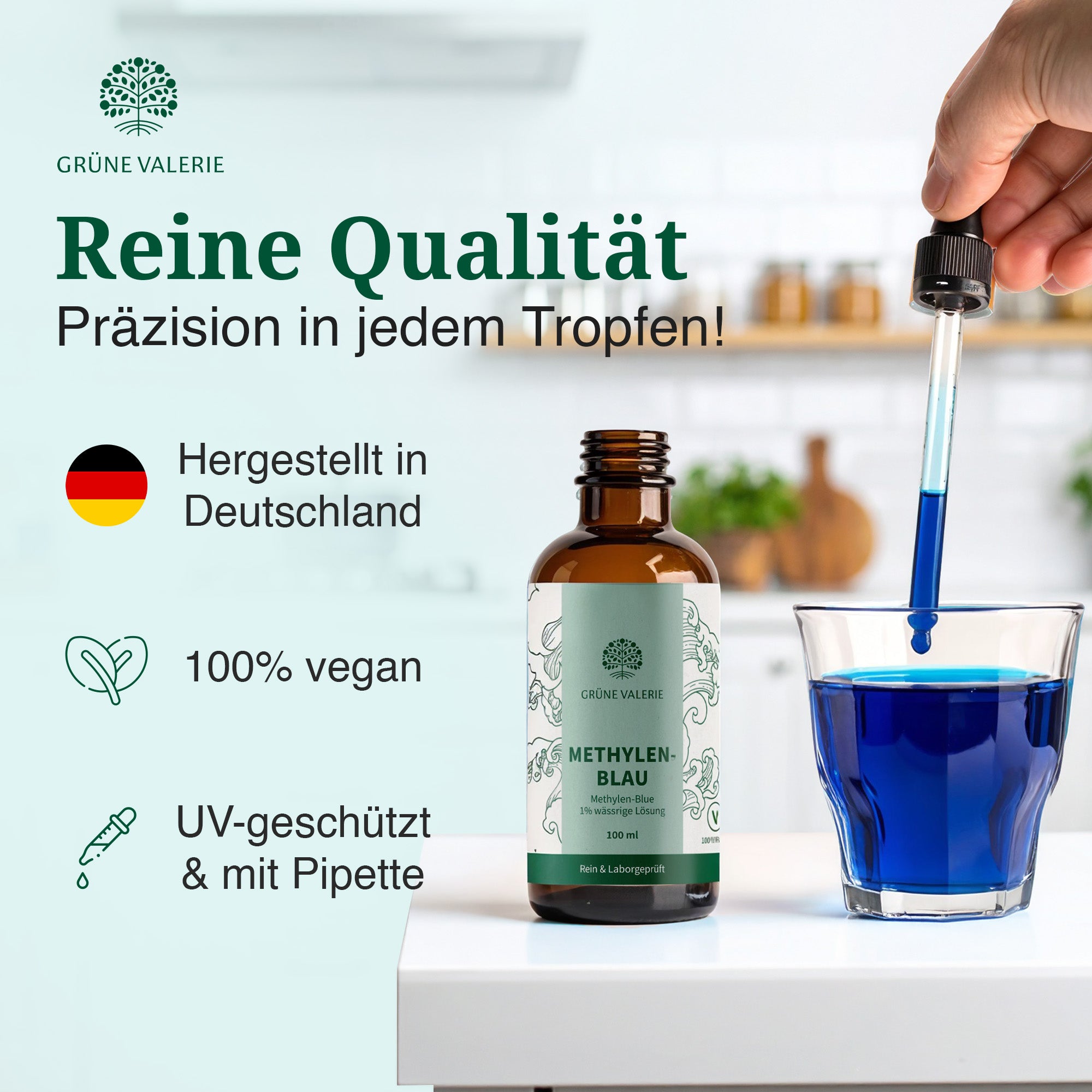 Methylenblau 1% Lösung in Pharmaqualität aus Deutschland