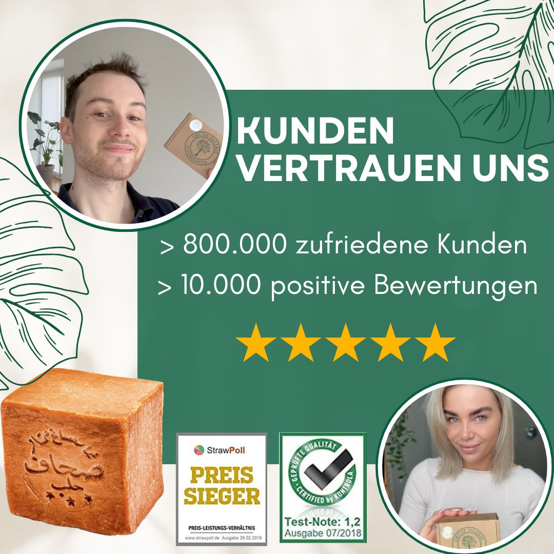 Original Aleppo Seife Set 40% Lorbeeröl