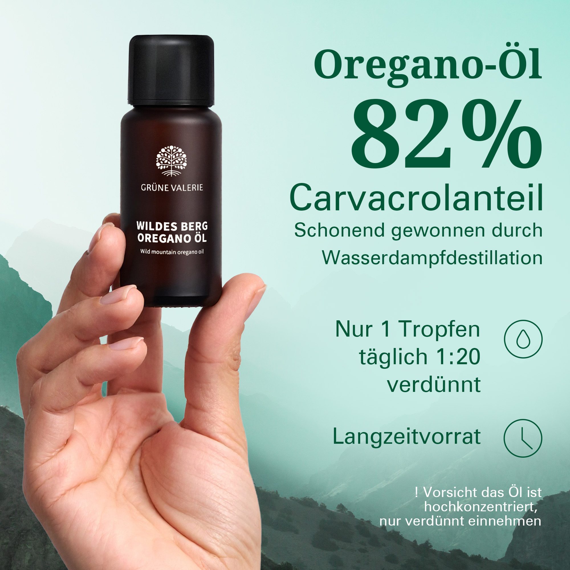 Wildes Berg Oregano Öl Set 2 x 10 ml