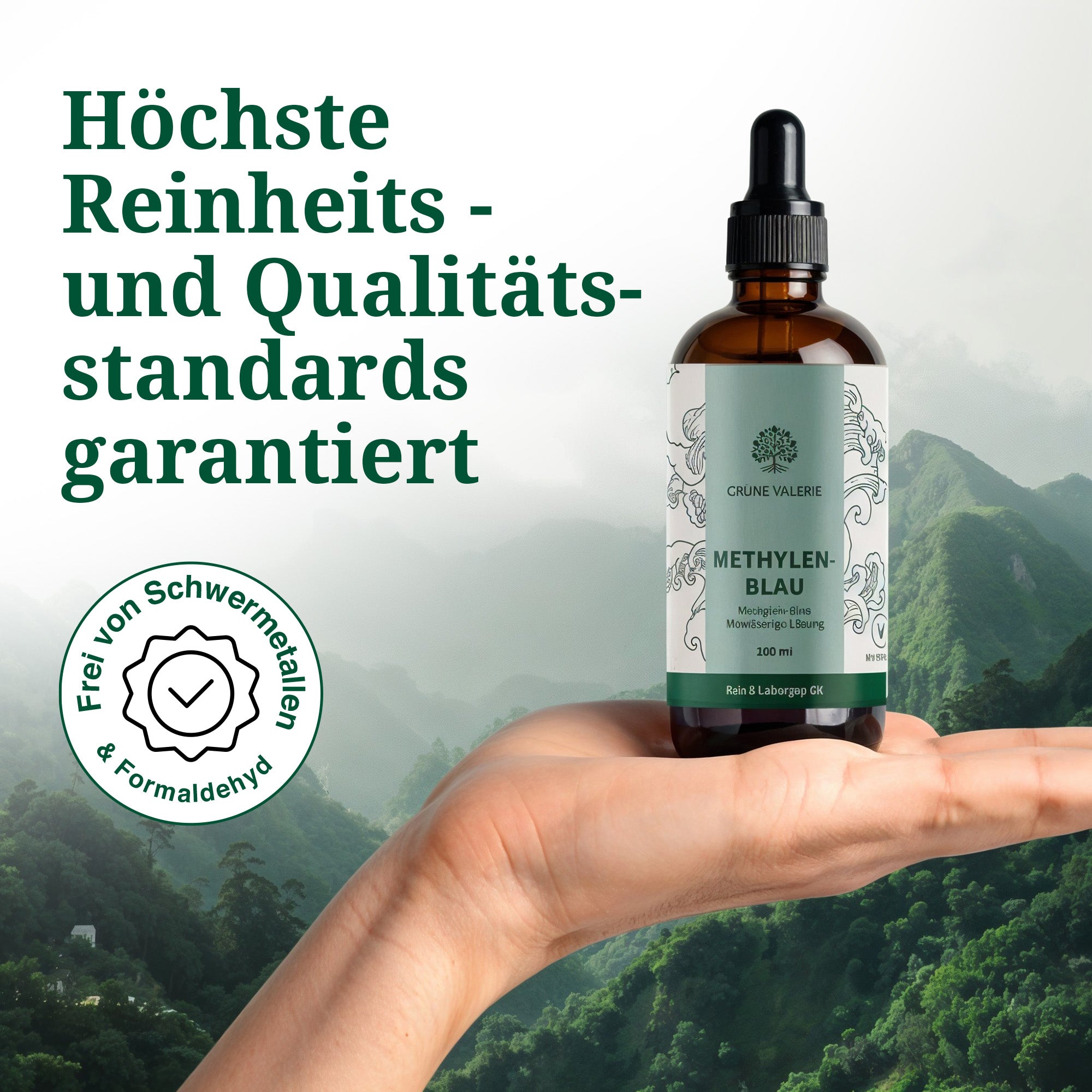 Methylenblau 1% Lösung in Pharmaqualität aus Deutschland