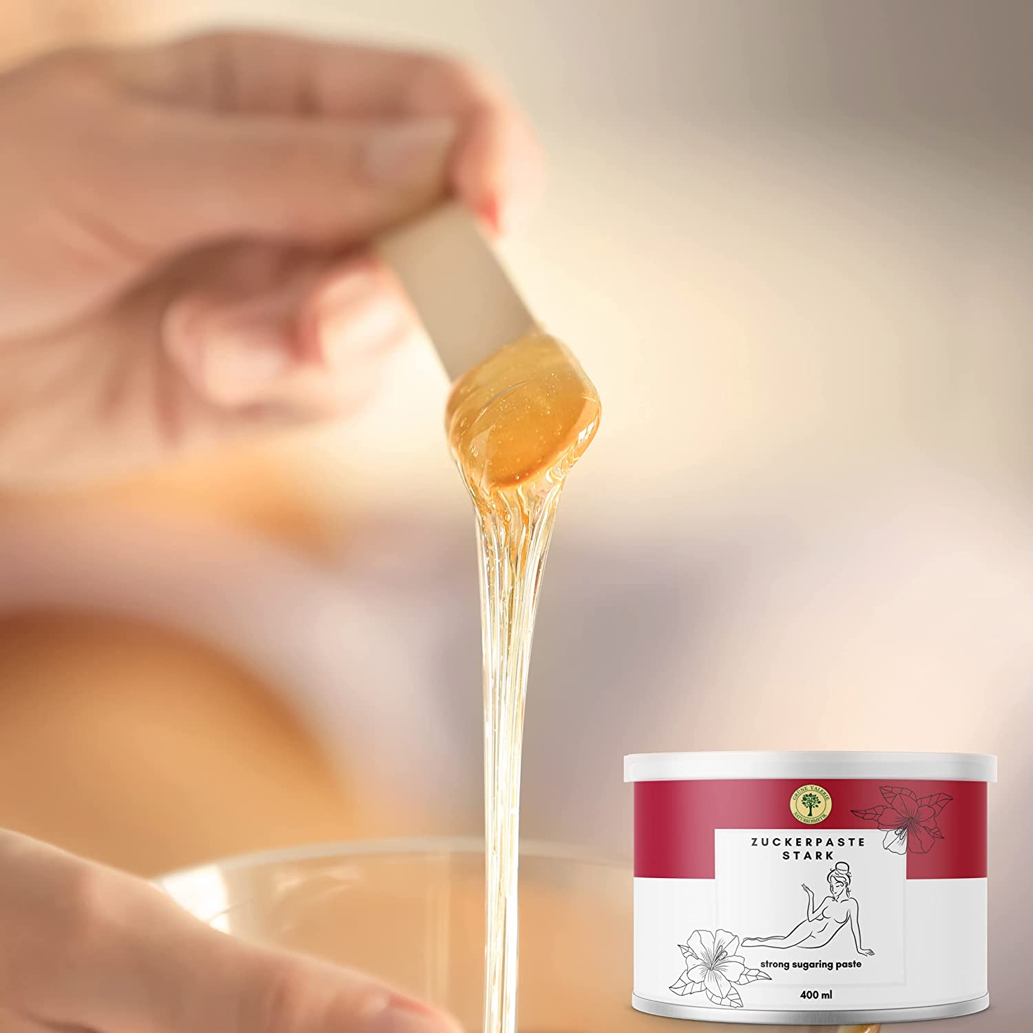Zuckerpaste Sugaring Paste - Strong 400 ML - Haarentfernung/Enthaarung