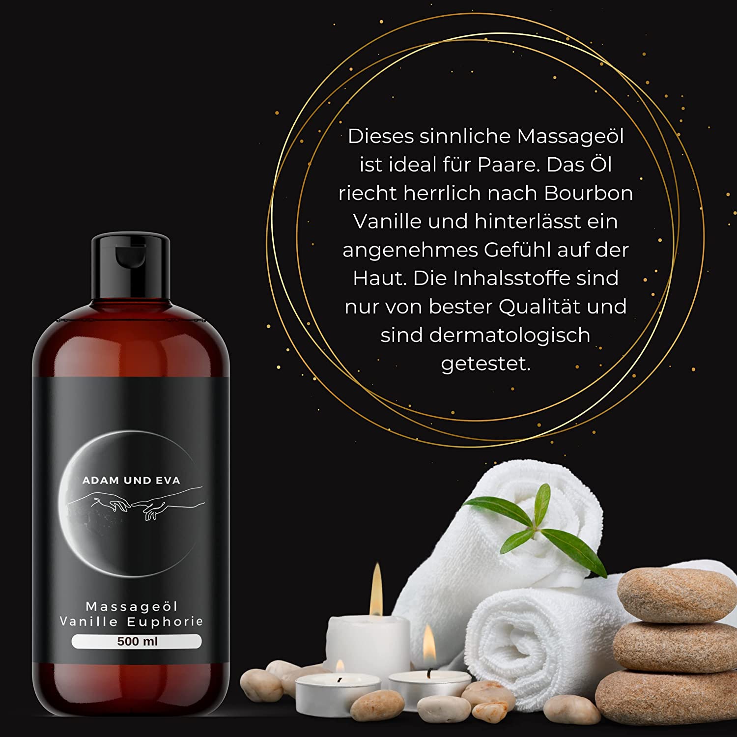 ADAM & EVA® Massageöl Vanille Euphorie