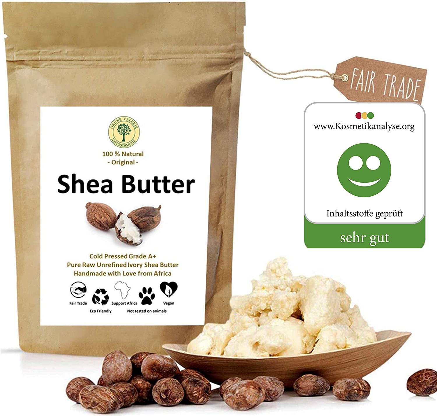 SheaButter - 250g unraffiniert - Ivory White Karite