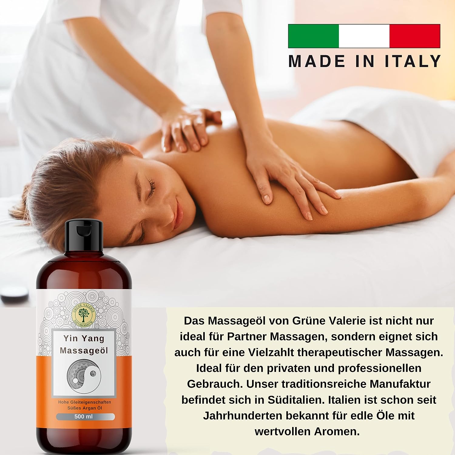 GRÜNE VALERIE® Massageöl Yin Yang
