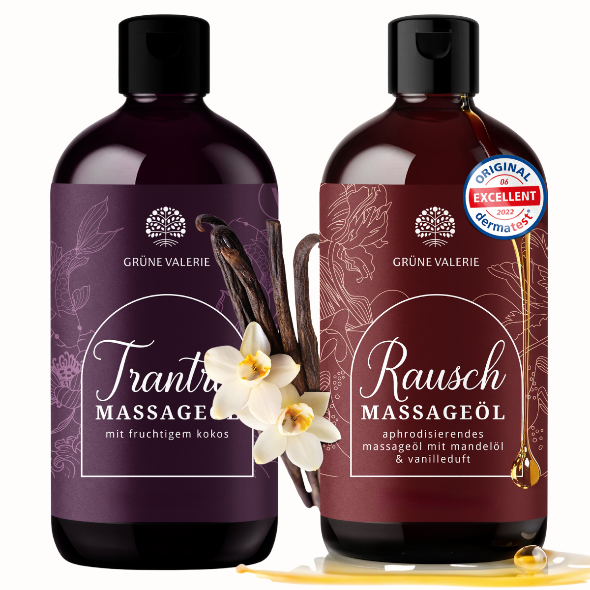 Massageöl Set Tantra + Rausch