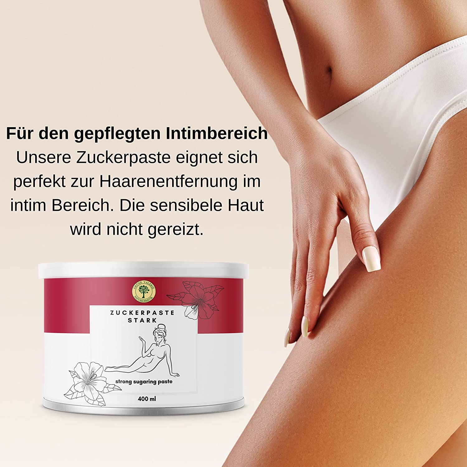 Zuckerpaste Sugaring Paste - Strong 400 ML - Haarentfernung/Enthaarung